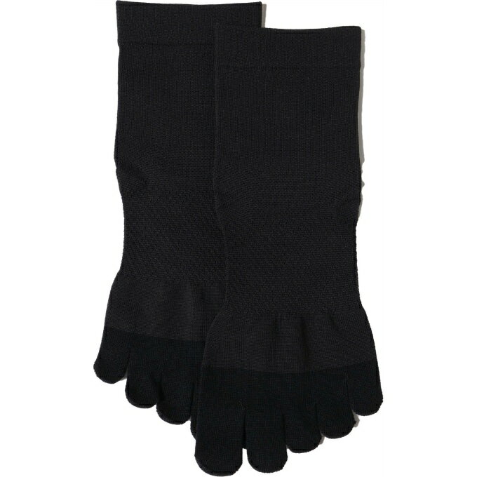 ■カラー：BK ■サイズ：S(22-24cm)、M(24-26cm)、L(26-28cm) ■特徴： 5本指構造でしっかりと足の指を使って踏ん張ることが可能性 ■原産国：日本 ■素材：ポリエステル、綿、ポリウレタン、ナイロン 検索ワード：靴下 くつ下 ソックス くつした 足首ソックス ランニングソックス