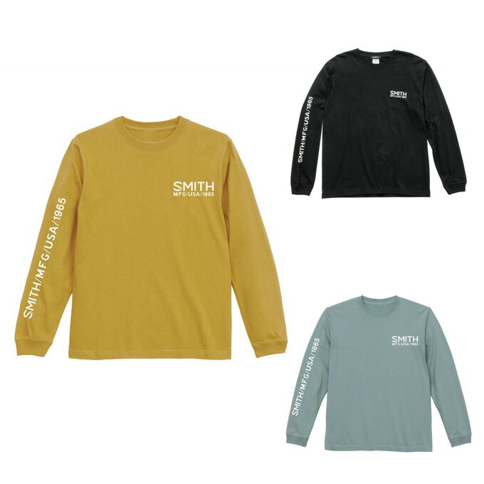 適度な弾力のリブがポイントの万能型ロングTシャツ ■カラー： BLACK SMK GRN HEIGE YLW ■サイズ：S、M、L、XL ■素材：コットン100％ ■着用感：スタンダードフィット 検索ワード：アンダーシャツ インナーシャツ インナーウェア 長そで 長袖
