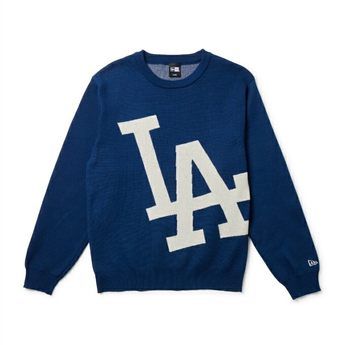 前身頃からはみ出すほどのビッグサイズロゴを配置したジャカードセーター。フラッグロゴ、MLBモデルをラインナップ。 ■カラー：ネイビー ■サイズ： M ( 着丈/67cm、身幅/52.5cm、肩幅/46cm、袖丈/59.5cm ) L ( 着丈/69.5cm、身幅/55cm、肩幅/48cm、袖丈/61cm ) XL ( 着丈/72cm、身幅/57.5cm、肩幅/50cm、袖丈/62.5cm ) ※製品によって仕上りサイズに多少の誤差がありますのでご了承下さい。 ■素材：ポリエステル ■原産国：中国 ■特徴： ロゴカラー/ホワイト FLAGカラー/ホワイト