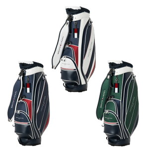 トミーヒルフィガーゴルフ(TOMMY HILFIGER GOLF) キャディバッグ メンズ レディース カートキャディバッグ エッセンシャル THMG5FC4 【2025年モデル】