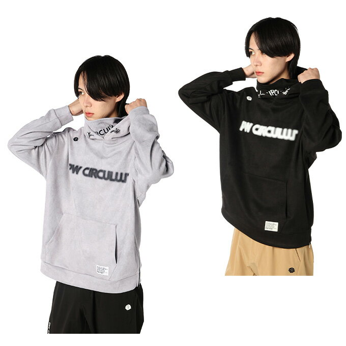 【全品対象最大10％OFF！11/20 20:00～11/27 1:59】ピーダブリュサーキュラス(PW CIRCULUS) ゴルフウェア スウェット メンズ アニマルディタッチャブルHD TOPNGW0411 【2025年秋冬モデル】