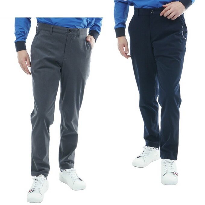 乐天商城 - トミーヒルフィガーゴルフ(TOMMY HILFIGER GOLF) ゴルフウェア ロングパンツ メンズ ストレッチコーデュロイテーパードパンツ THMA573 【2025年秋冬モデル】
