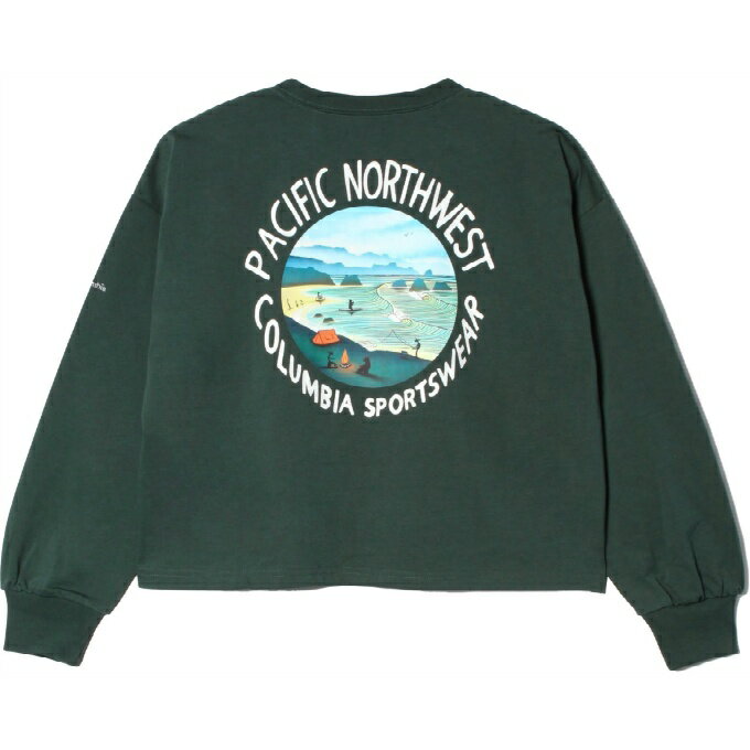 コロンビア(Columbia) Tシャツ 長袖 レディース ウィメンズレイクトゥーアベニューロングスリーブクロップドTシャツ PL1411-315 【国内正規品...