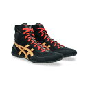アシックス asics レスリングシューズ 2025年新モデル ダン ゲーブル ボクシングシューズ ブラック/ピュアゴールド DAN GABLE EVO 3 1081A052-002 【ご自宅配送限定】‥