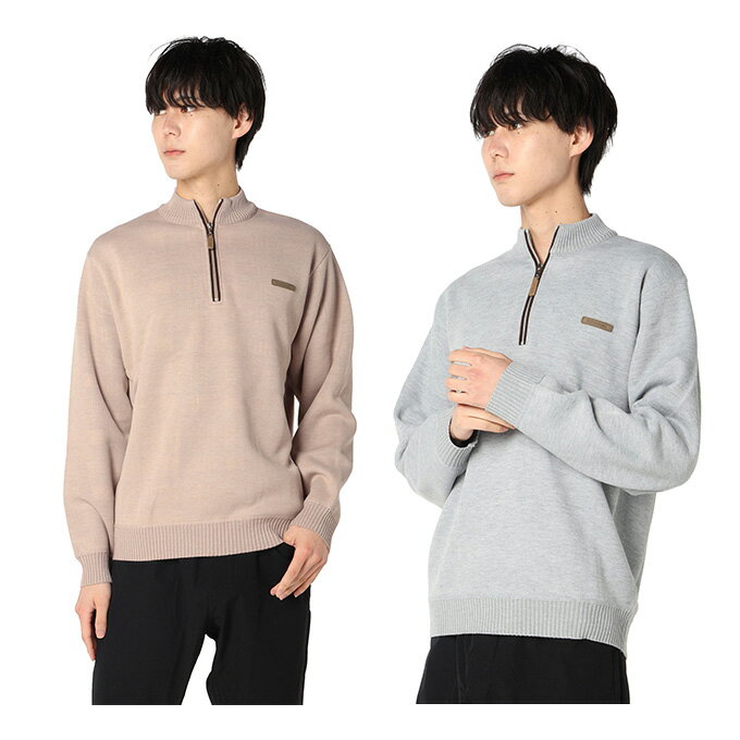 【全品対象最大10％OFF！11/20 20:00〜11/27 1:59】ゴルフウェア セーター メンズ 裏フリースHZセータ..