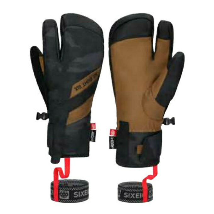 シックスエイトシックス(686) スノーボードグローブ ミトン メンズ Hawkeye Trigger Mitt M2WGLV111-BLCM 【国内正規品】【25-26 2026モデル】