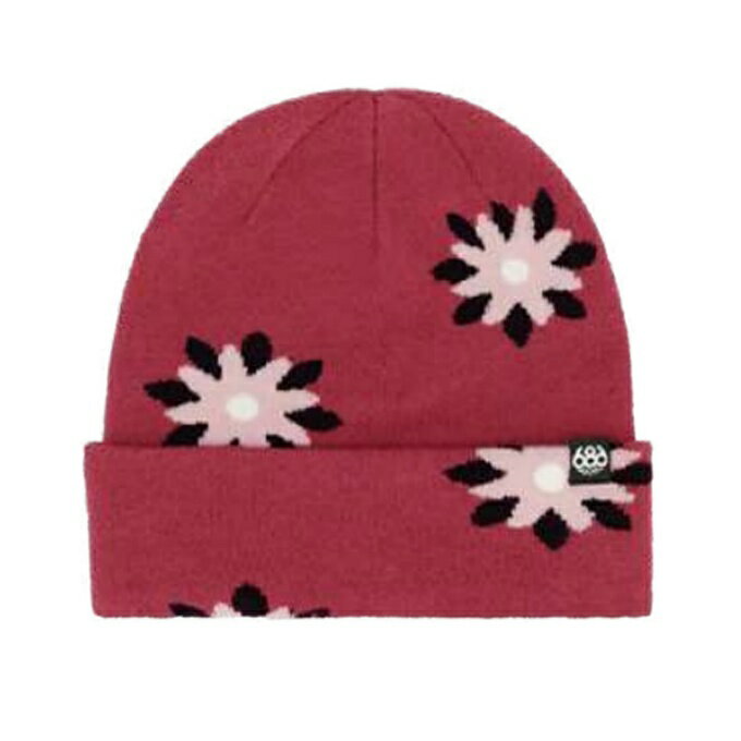 シックスエイトシックス(686) ニット帽 レディース Dazey Beanie M5WNBNE320-ROSW 【国内正規品】【25-26 2026モデル】