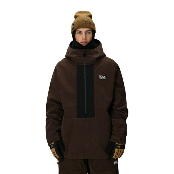 シックスエイトシックス(686) スノーボードウェア ジャケット メンズ GHOST 2.5L ANORAK M3WN136-COFFE..