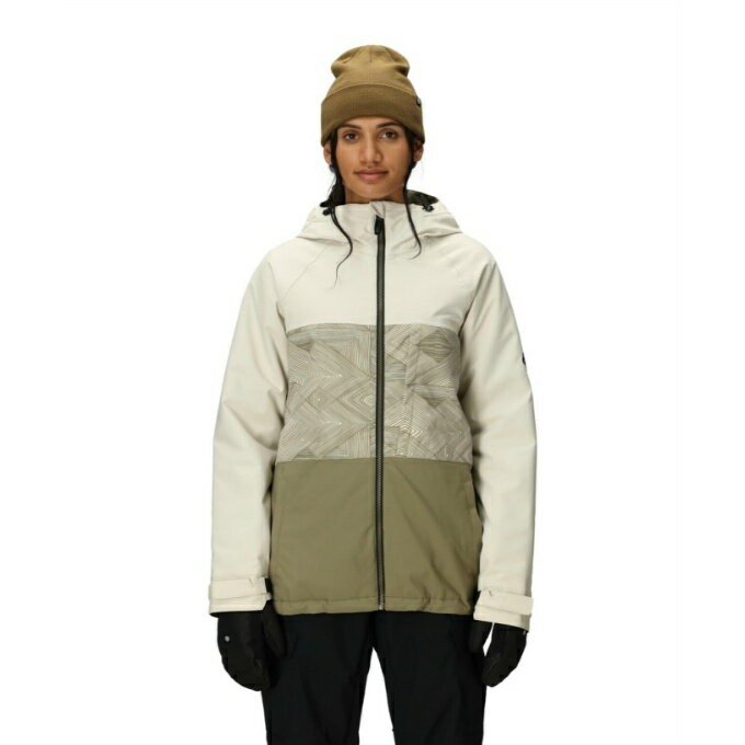 シックスエイトシックス(686) スノーボードウェア ジャケット レディース ATHENA INSULATED JACKET M5WN333-LIMESTONE 【国内正規品】【25-26 2026モデル】
