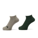 ザ・ノース・フェイス(THE NORTH FACE) アンクルソックス メンズ レディース TNF Logo 2P Short TNF ロゴ 2P ショート N...