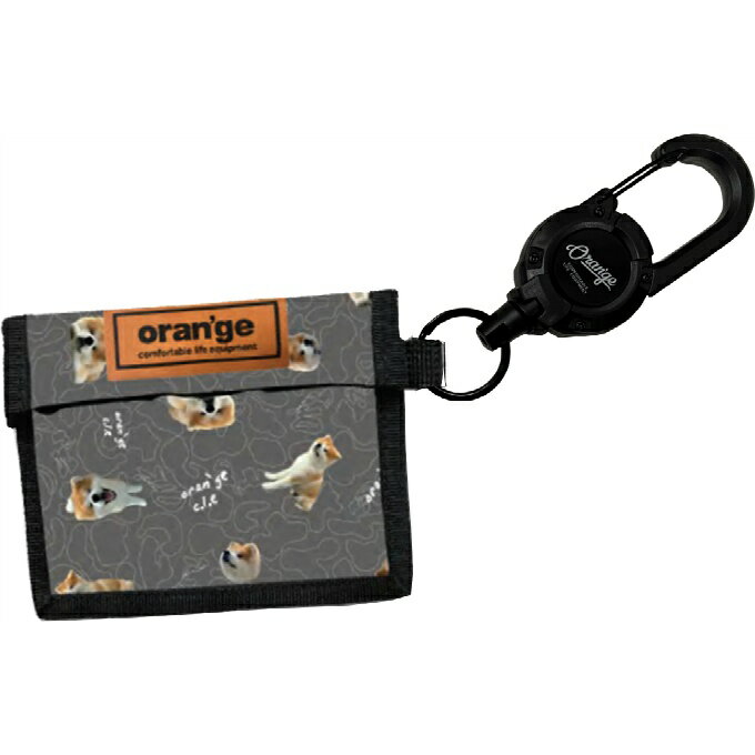 オレンジ(ORAN'GE) パスケース PASS CASE パスケース リール付き 201250 AKITA INU