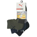 【全品対象最大10%OFF!11/20 20:00〜11/27 1:59】プーマ(PUMA) ゴルフ ソックス メンズ 3Pハーフクッションクォーターソックス ...