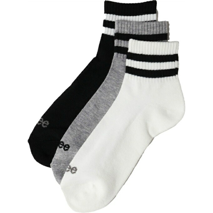 リー(Lee) ゴルフ ソックス メンズ 3Pパイルショートソックス 2760-379 【2025年秋冬モデル】