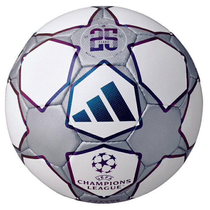 乐天商城 - アディダス(adidas) サッカーボール 5号球 検定球 フィナーレ 25周年 リーグ ルシアーダ ADF541TF