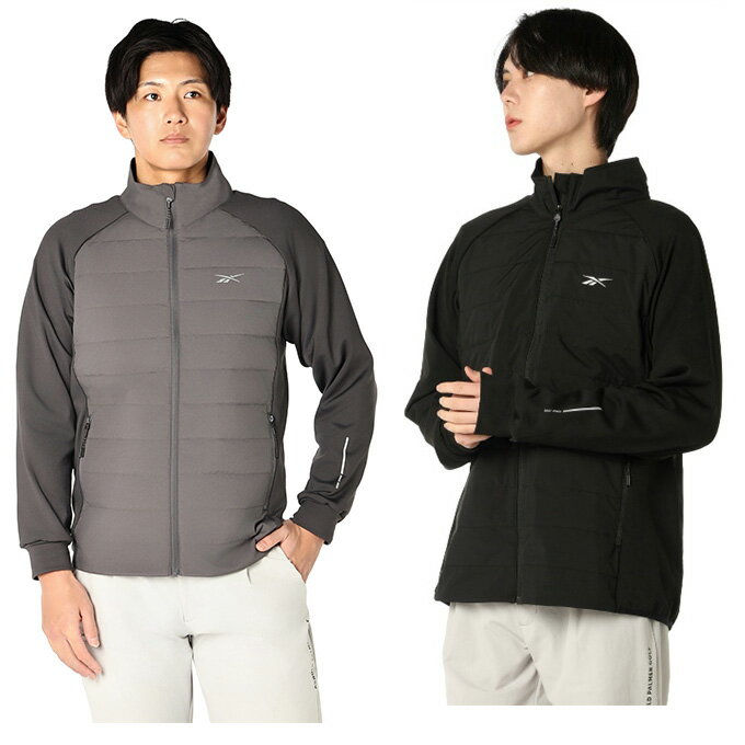 【全品対象ポイント10倍！ 2/15 20:00〜23:59】リーボック(Reebok) ゴルフウェア ブルゾン メンズ キルトハイブリッド裏フリースJK X1...