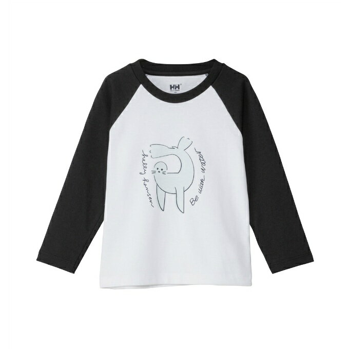 ヘリーハンセン HELLY HANSEN Tシャツ 長袖 ジュニア キッズ ロングスリーブ アニマルティー HJ32555-K