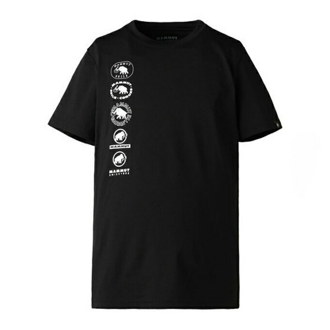マムート(MAMMUT) Tシャツ 半袖 メンズ レディース QD ロゴ ヒストリー P2 プリント Tシャツ アジアンフィット 1017-07930-0001 【国内正規品】