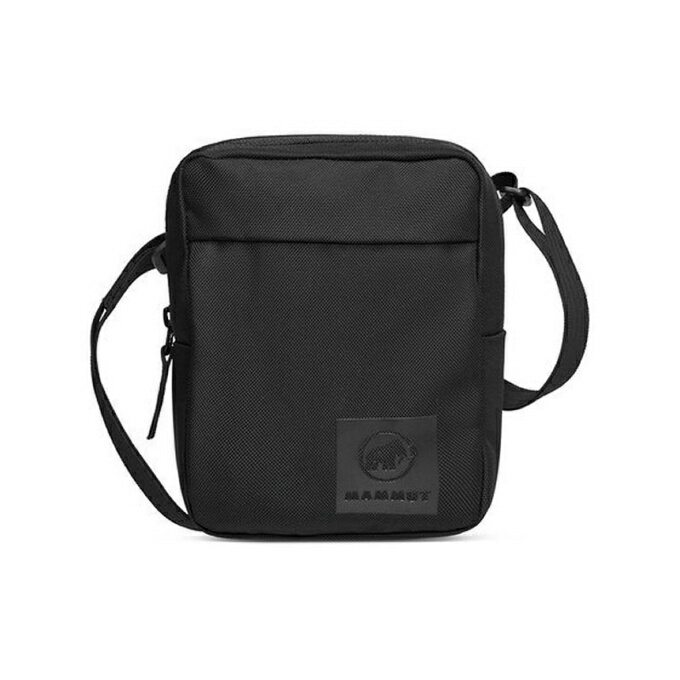 Xeron Pouch 1は出し入れしやすいクラシックなクロスボディタイプ。長さ調節できるストラップと3つのジッパーポケットを備え、PFCフリーの撥水加工を施しています。メインポケット内側のコンパートメントはフリースライナー付き。フロントポケットにキーホルダー、内側に山のモチーフのプリント、エンボス加工のロゴをあしらった、ミニマムデザインの1リットルポーチです。 ■カラー：BK/0001(black) ■素材：Fair Wear・PFCフリー耐久撥水(DWR)加工