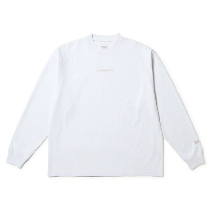 ニューエラ NEW ERA Tシャツ 長袖 メンズ レディース オーバーサイズド コットン Handwritten Logo ホワイト 14682698 国内正規品