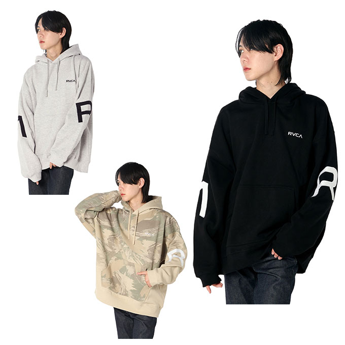 ルーカ(RVCA) パーカー メンズ BACK SIDEARCH HD BF042015