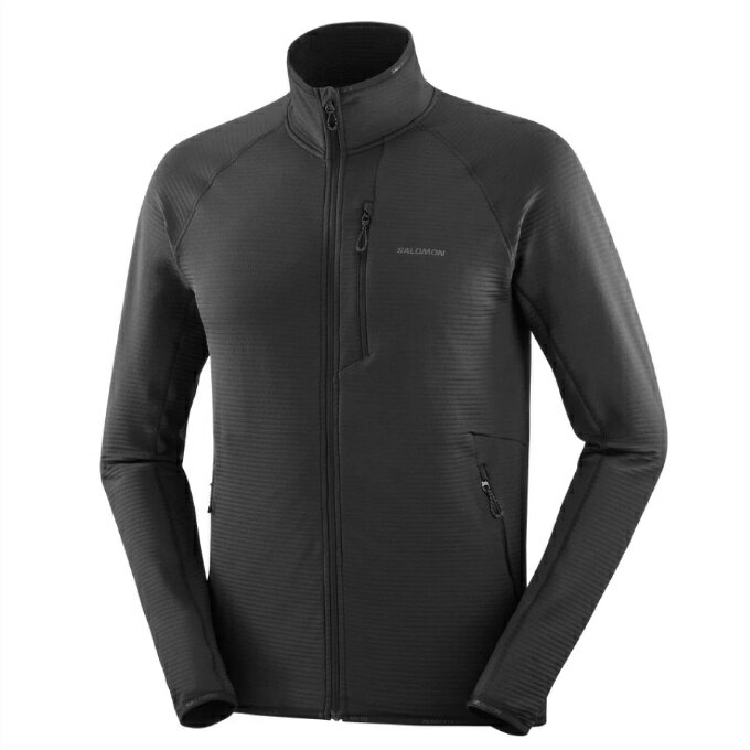 【全品対象最大10％OFFクーポン 2025/11/30 0:00〜12/11 1:59】サロモン(SALOMON) フリース ジャケット メンズ ESSENTIAL LIGHTWARM ミドルレイヤージャケット LC2443600 【国内正規品】