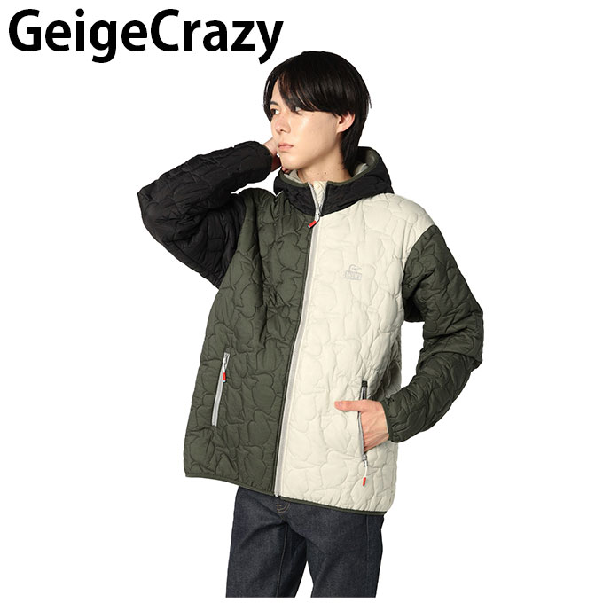 チャムス(CHUMS) 中綿ジャケット メンズ ブービーステッチ パデッド パーカー CH04-1468 3