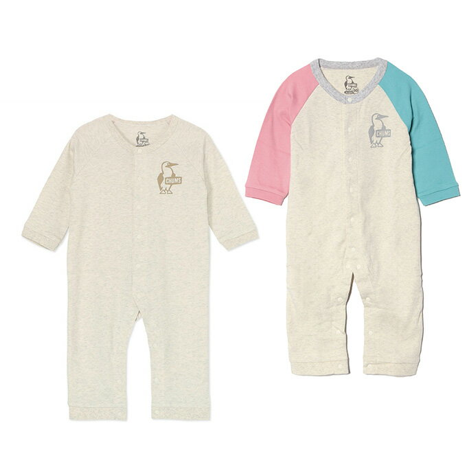 【全品対象最大10%OFF!11/20 20:00〜11/27 1:59】チャムス(CHUMS) ロンパース 長袖 ジュニアベビーブービーロングスリーブロンパー...