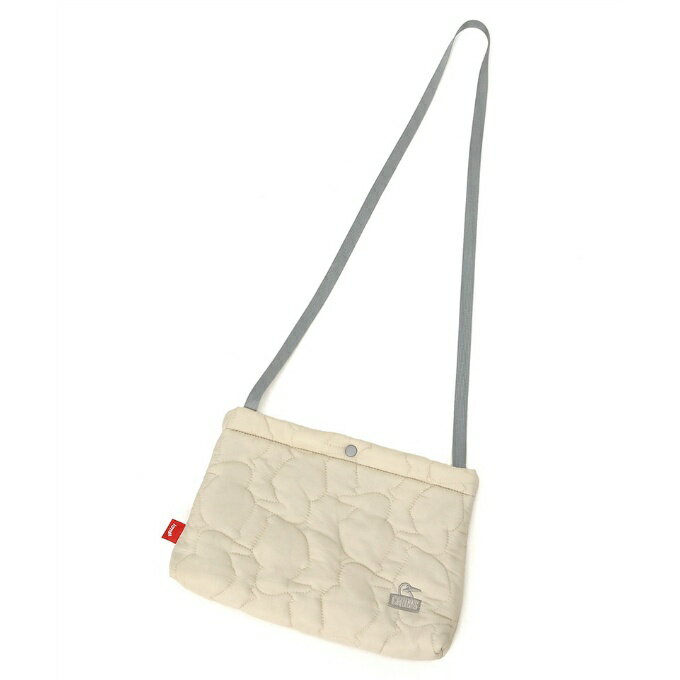 チャムス(CHUMS) サコッシュ ブービーステッチサコッシュ CH60-4042-GREIGE