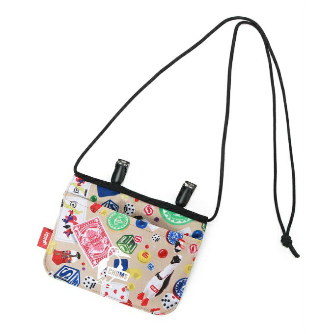 【全品対象最大10％OFFクーポン 2025/11/30 0:00〜12/11 1:59】チャムス(CHUMS) ショルダーバッグ リサイクルアタッチドポケットショルダーポーチ CH60-3956-TOYS