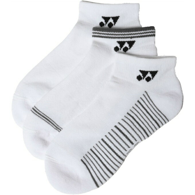 【全品対象まとめ買いクーポン最大10％OFF！6/5 0:00〜23:59】ヨネックス(YONEX) ソックス 3足組 レディース スニーカーインソックス 3足セット 29265Y