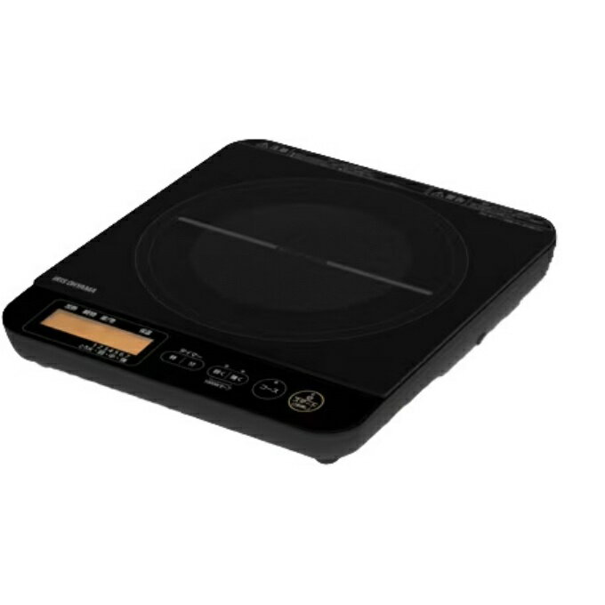 アイリスオーヤマ(IRIS OHYAMA) IHコンロ 1400W 液晶付き ブラック IHC-T71-B【メーカー直送】【ご自宅..
