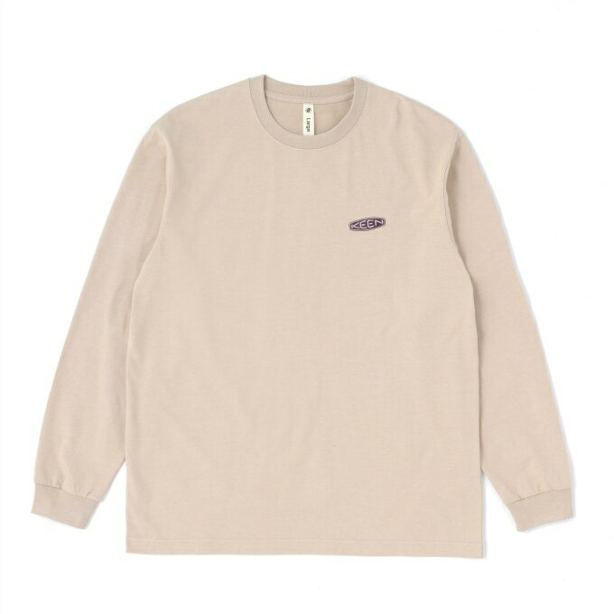 【全品対象最大10％OFFクーポン 10/24 20:00〜10/27 1:59】キーン KEEN Tシャツ 長袖 メンズ OCRP バックプリント 長袖 T 1031626-SAND