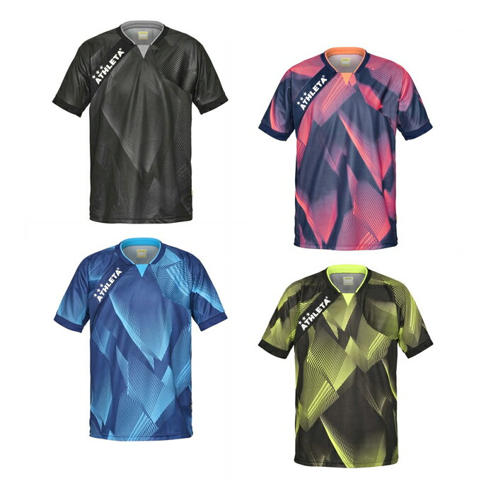 【抽選で最大10万ポイント当たる！〜8/31】アスレタ ATHLETA サッカーウェア プラクティスシャツ 半袖 メンズ グラフィックプラクティスシャツ 02438