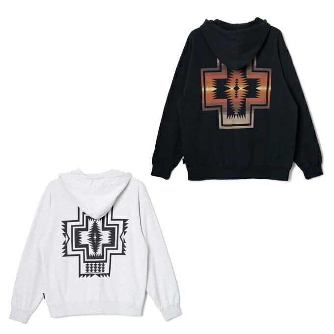 乐天商城 - ペンドルトン(PENDLETON) スウェットパーカー メンズ レディース ロングスリーブ バックプリント ジップアップフーディー 5475-1021