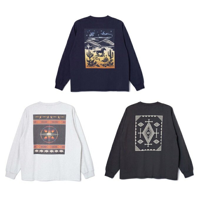 ペンドルトン(PENDLETON) Tシャツ 長袖 メンズ バックプリント ロングスリーブ Tシャツ 5475-1016