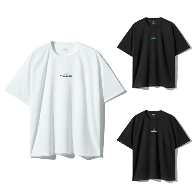 スポルディング SPALDING バスケットボールウェア 半袖シャツ メンズ Tシャツ エッセンシャル ロゴ フロント SMT26052