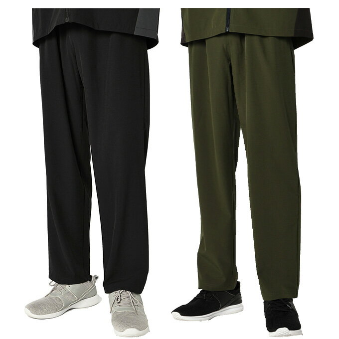 ■カラー：BK、KH ■サイズ(cm)： S(胴囲/69、腰囲/80、ワタリ幅/33、ひざ幅/23.9、裾幅/19、股上/28、股下/68) M(胴囲/73、腰囲/83、ワタリ幅/34、ひざ幅/24.7、裾幅/19.5、股上/29、股下/70) L(胴囲/77、腰囲/86、ワタリ幅/35、ひざ幅/25.5、裾幅/20、股上/30、股下/72) O(胴囲/81、腰囲/89、ワタリ幅/36、ひざ幅/26.3、裾幅/20.5、股上/31、股下/74) XO(胴囲/85、腰囲/89、ワタリ幅/37、ひざ幅/27.1、裾幅/21、股上/32、股下/76) ※製品によって仕上りサイズに多少の誤差がありますのでご了承下さい。 ■着用サイズ：L(身長/180cm) ■素材：ポリエステル88%、ポリウレタン12% ■原産国：中国 ■特徴：吸汗速乾、ストレッチ素材、紫外線カット素材 検索ワード：スポーツウェア トレーニングウェア