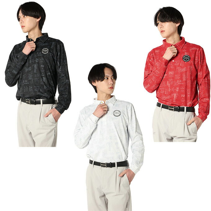 キャロウェイ(Callaway) ゴルフウェア ポロシャツ 長袖 メンズ TOYSTORY長袖ポロ トイストーリー C25233131 【国内正規品】【2025年秋冬モデル】