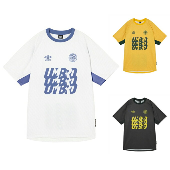 乐天商城 - アンブロ UMBRO サッカーウェア プラクティスシャツ 半袖 メンズ THE THIRD by UMBRO グラフィックプラクティスシャツ UF6SHS50M