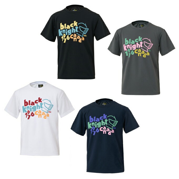 ブラック ナイト Black knight バドミントンウェア Tシャツ 半袖 メンズ レディース ドライTシャツ T-6105U