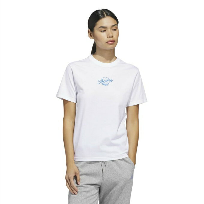 アディダス(adidas) Tシャツ 半袖 レディース シーシェル ロゴ グラフィック Tシャツ KB2464 CE334