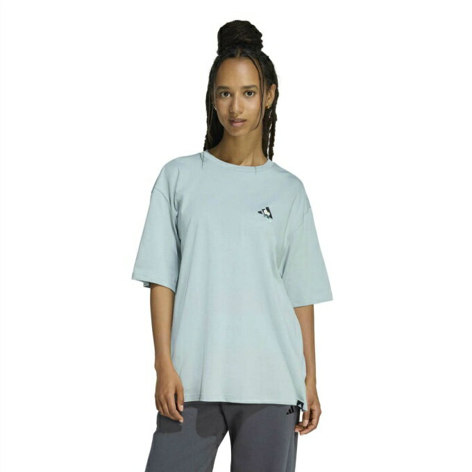 アディダス(adidas) Tシャツ 半袖 レディース ソフトサイド オーバーサイズ グラフィック Tシャツ KA5092 QD624