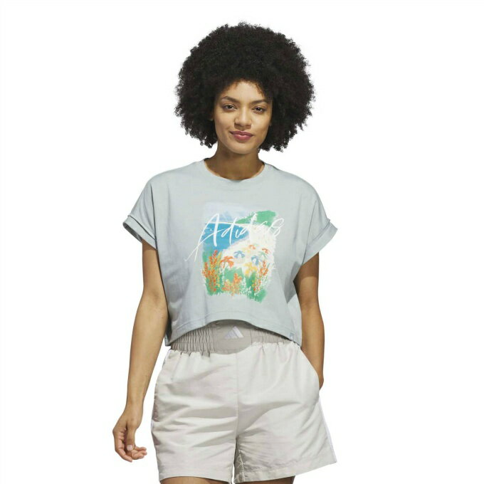 Sportswear - アディダス(adidas) Tシャツ 半袖 レディース SCENERY グラフィック KB2461 RU037