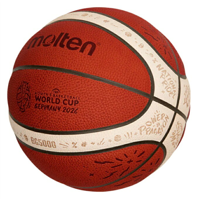 ヒマラヤ楽天市場店のモルテン(molten) バスケットボール 6号球 レディース FIBA女子バスケットボールワールドカップ2026 試合球 B6G5000-W6G｜アングル3
