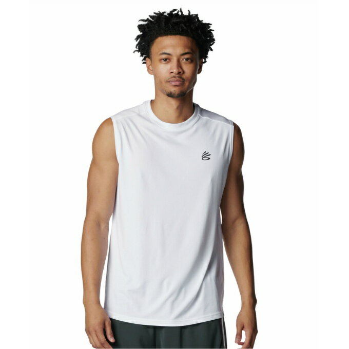 樂天商城 - アンダーアーマー バスケットボールウェア ノースリーブ メンズ CURRY TECH SLEEVELESS TANK 6012509-100 UNDER ARMOUR