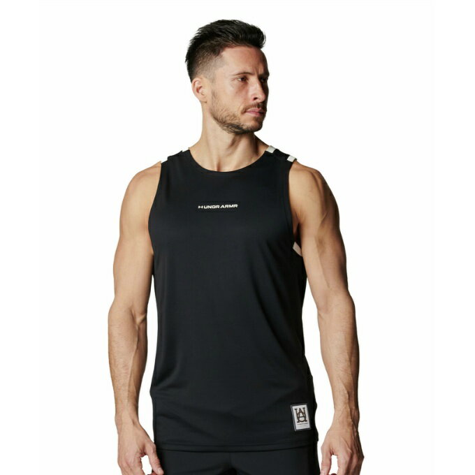 アンダーアーマー(UNDER ARMOUR) バスケットボールウェア 半袖シャツ メンズ UA TECH STREET QUEST TANK 6013103-001