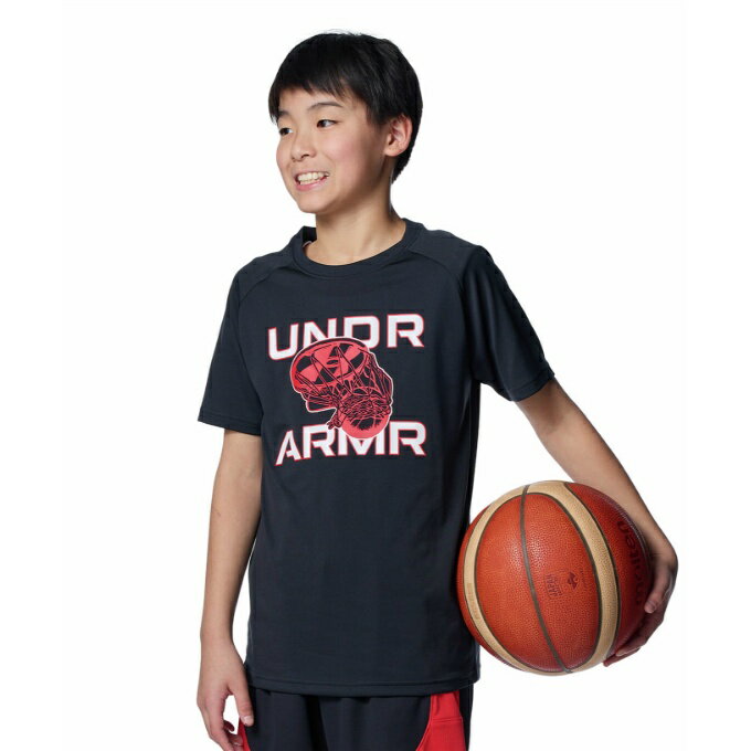 アンダーアーマー(UNDER ARMOUR) バスケットボールウェア 半袖シャツ ジュニア UA NEXT GEN GRAPHIC SHORT SLEEVE T-SHIRT 6012518-001