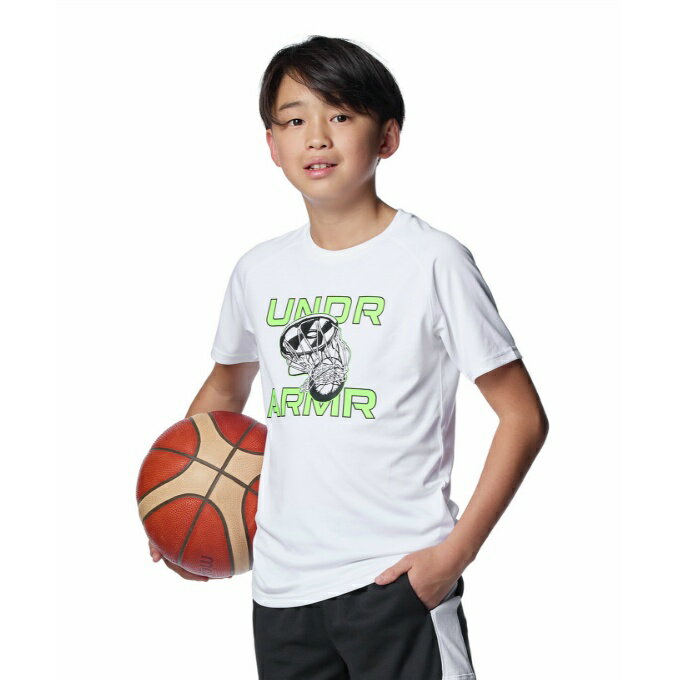 アンダーアーマー(UNDER ARMOUR) バスケットボールウェア 半袖シャツ ジュニア UA NEXT GEN GRAPHIC SHORT SLEEVE T-SHIRT 6012518-100