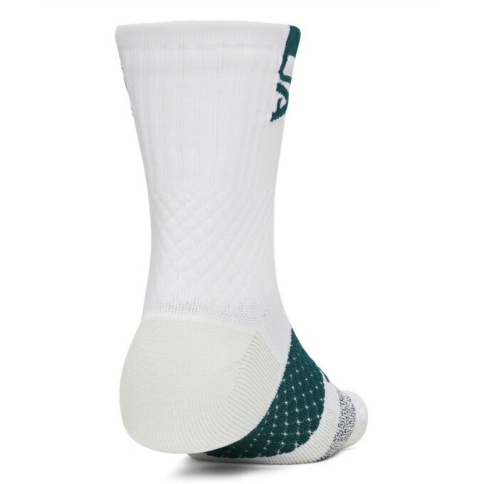 アンダーアーマー バスケットボール ソックス メンズ UA ARMOURDRY PLAYMAKER MID-CREW SOCKS 1376229-101 UNDER ARMOUR