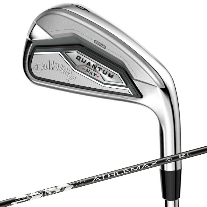 【予約】【2月13日発売】 キャロウェイ ゴルフクラブ アイアンセット 5本組 メンズ クオンタム マックス ATHLEMAX 60 シャフト QUANTUM MAX 5I ATHLEMAX-CW 【2026年モデル】【ご自宅配送限定】